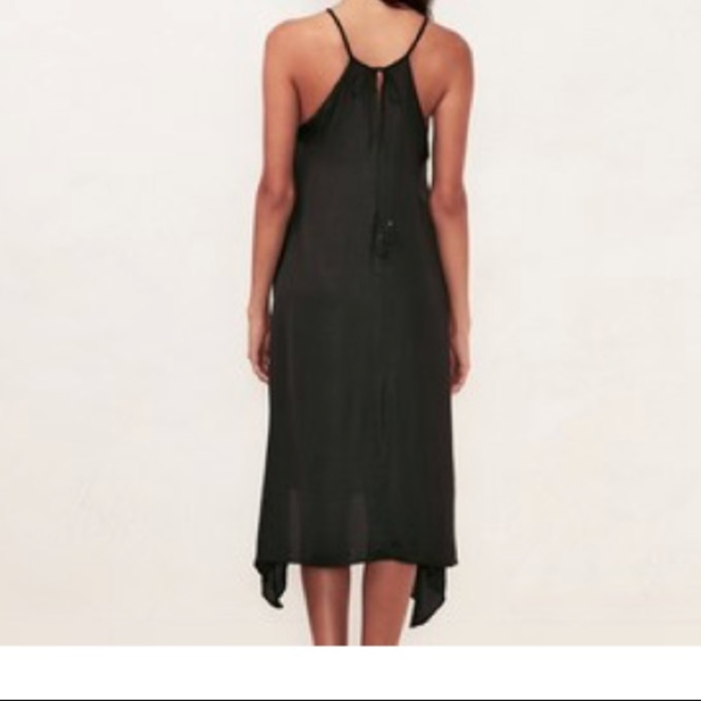 Women's Lauren Conrad Black Satin Slip Dress